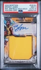 2024-25 Topps Inception Bronny James RC Jumbo Relic Auto Gold /50 PSA 9 Auto 10