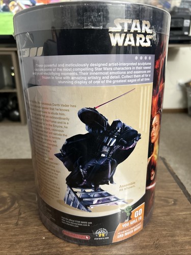 Darth Vader 7" 2006 STAR WARS Unleashed Action Figure Cylinder Hasbro Best Buy - Picture 2 of 2