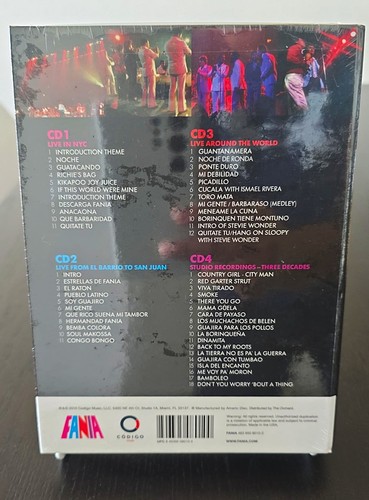 Fania All Stars – Ponte Duro: The Fania All-Stars Story Very Rare 4 Pack CD - Picture 2 of 2
