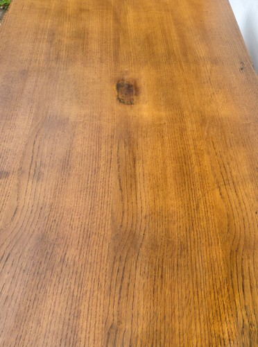 Vintage Solid Oak Teacher's Desk, 1930s Writing Desk, Vintage Home Office - Picture 5 of 16