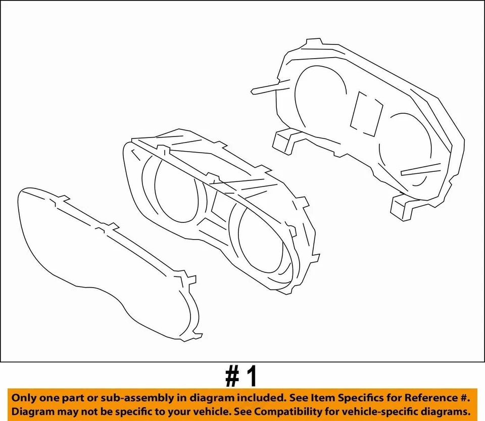 Velocímetro Cluster MPH Base ID 85012FJ530 Se adapta a 14 XV CROSSTREK 1513467 Foto 4 de 4