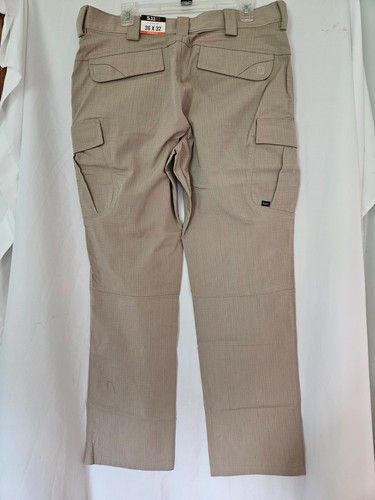 5.11 Pantalone Uomo Tattico Stryke Ripstop con Flex-Tac - Cachi - 36x32 - Foto 5 di 16