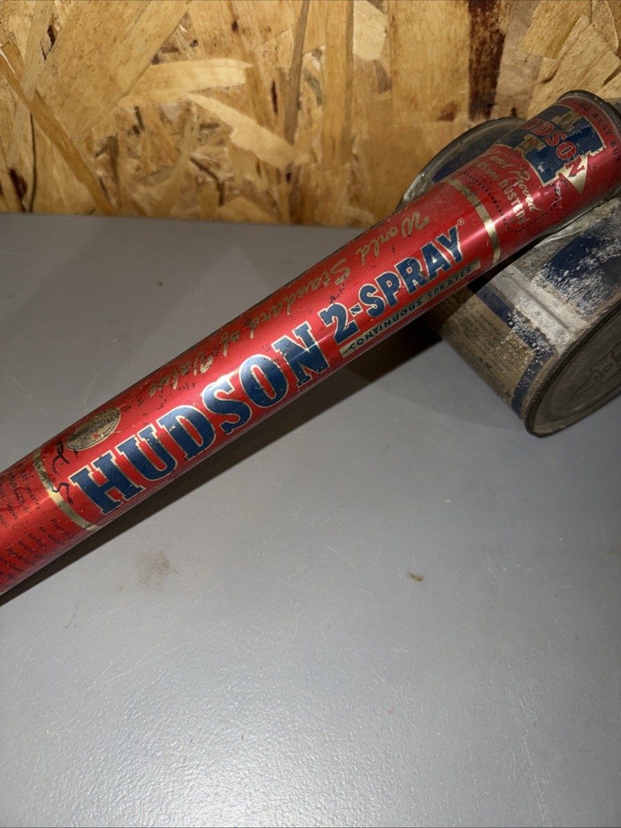 Hudson 2-Spray Vintage Pump Sprayer Continuous Sprayer 17” X 4.5