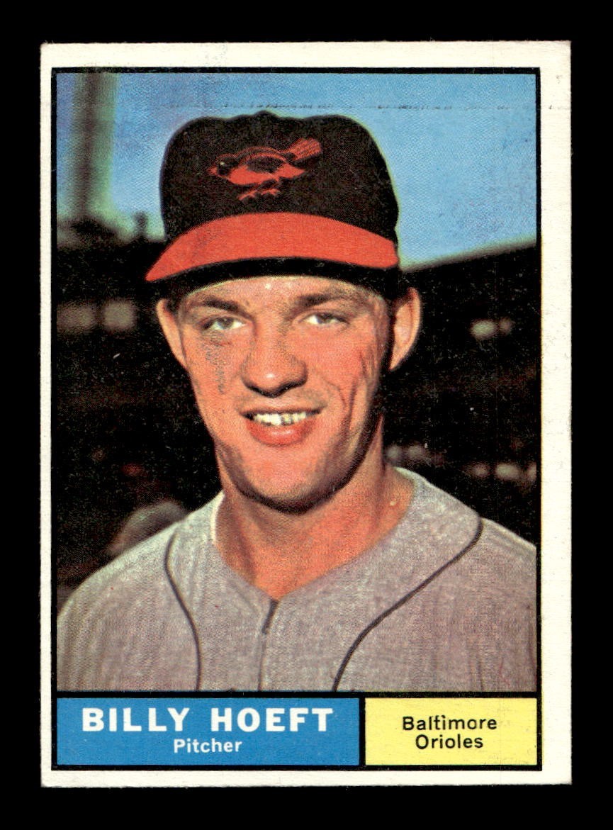 1961 Topps #256 Billy Hoeft Orioles EX+ *7j