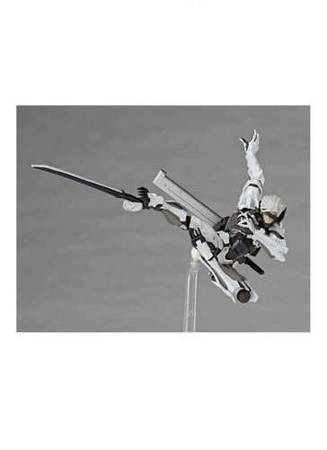 Revoltech Yamaguchi 140 Metal Gear Rising Revengence Raiden Figure Kaiyodo NEW - Picture 7 of 8