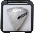 Small Rutiles On Rutile 49 Cts Natural Tourmaline Quartz Rare Cabochon Gemstone