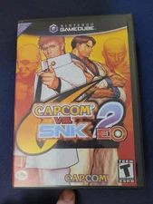 Capcom vs. SNK 2: EO (Nintendo GameCube, 2002) Game & Case
