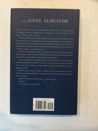 Lone Survivor SIGNED COPY by Marcus Luttrell - Navy Seal - Picture 4 of 4
