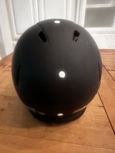 2015 Riddell Speed Medium mattschwarz mit Kinnriemen Integralhelm NEU - Bild 6 von 8