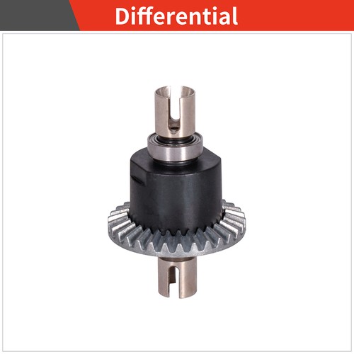 Servo Differential Shock Absorber Battery Tire Shell for WLtoys XK 124017 RC Car - Picture 35 of 48