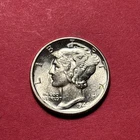 (1) Beautiful Vintage 1942-P Mercury Dime BU-BRILLIANT UNCIRCULATED