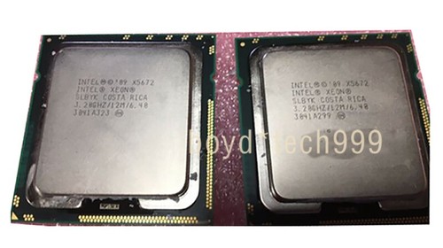 2 PCS Intel Xeon X5667 X5672 X5675 X5677 X5679 X5687 CPU Processor - Picture 11 of 12