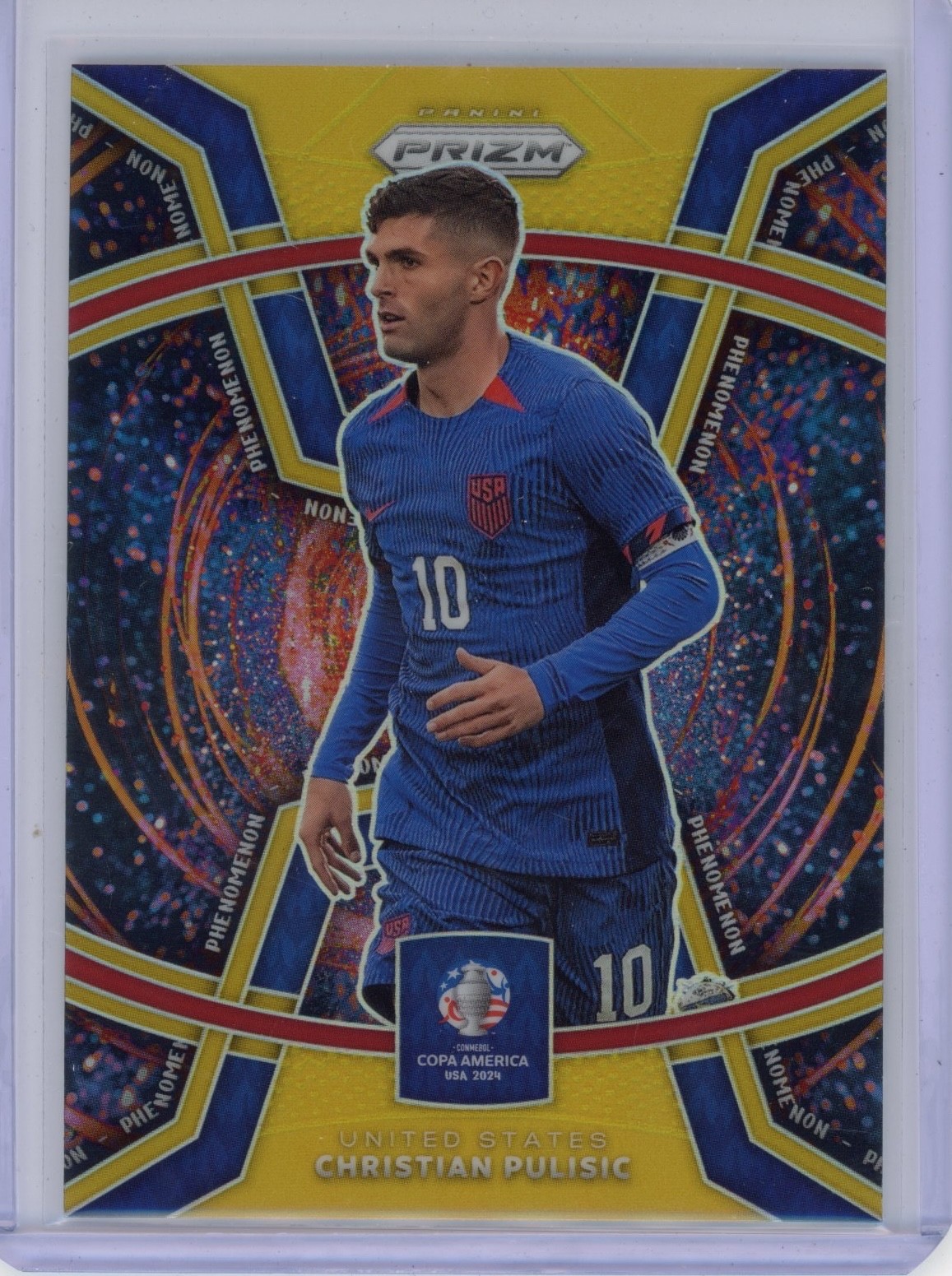 2024-25 Panini Prizm COPA America USA Christian Pulisic GOLD SSP 7/10 Phenomenon