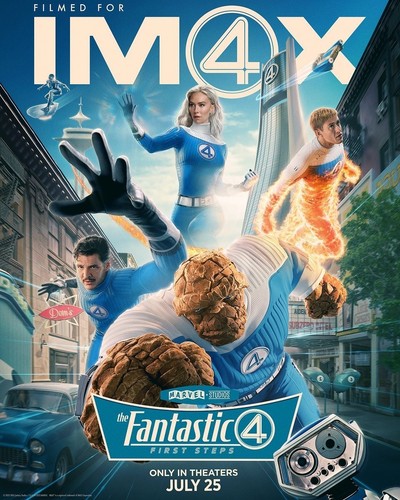 The Fantastic Four Movie Poster 2025 Wall Art The First Steps A5-A3 Marvel Movie - Picture 35 of 35
