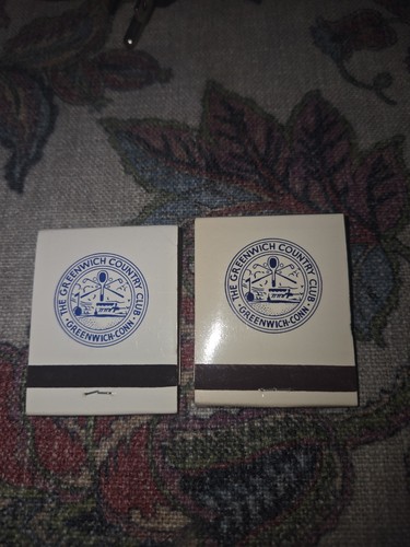 The Greenwich Country Club, Greenwich, CT, Full Unstruck Matchbook X2 - Picture 2 of 4