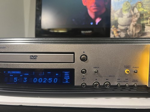 Onkyo DVD Receiver Model DR-S2.0 Home Theater Tested Working No Remote - Picture 4 of 9
