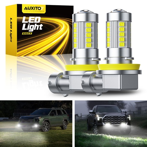 AUXITO H8 H11 LED Fog Light Bulbs 6500K White Driving DRL Lamp 50000LM 1-10Set - Picture 20 of 26