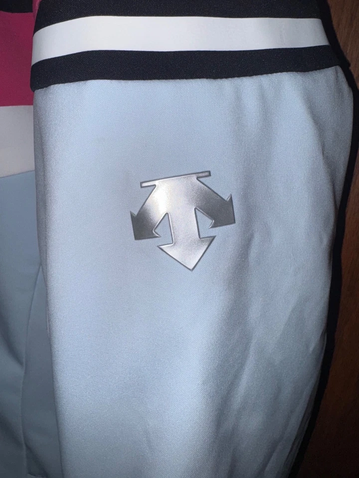 DESCENTE 18/19 ROWAN womens JACKET Sz 8 DWWMGK24 blue black pink thinsulate - Image 3 of 4