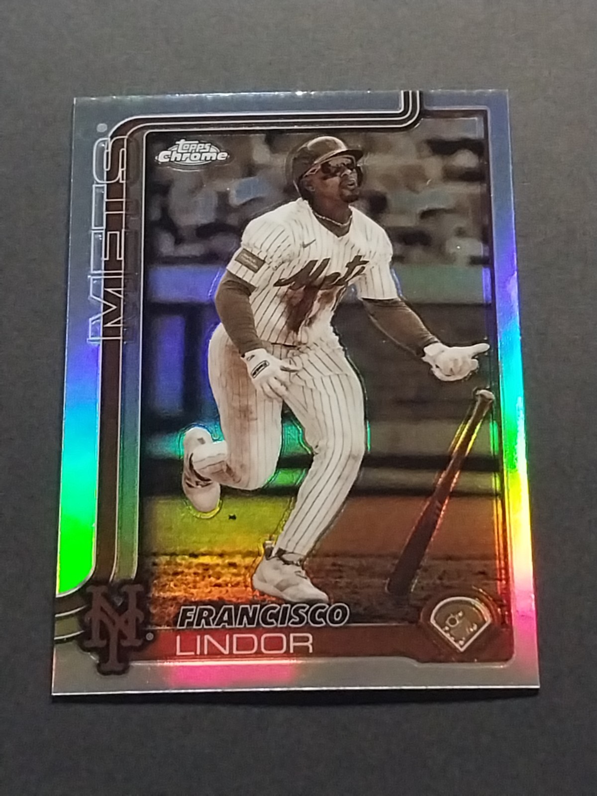 FRANCISCO LINDOR 2025 Topps Chrome Sepia Refractor #170 New York Mets