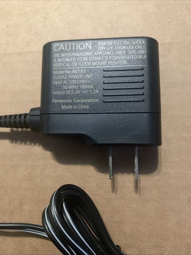 PANASONIC RE7-51 Class 2 Power Supply for Shaver 5.4V 1.2A *Tested - Picture 2 of 6