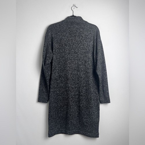 UNIQLO Women's S Charcoal Gray Long Sleeve Lightweight Sweater Minimalist Dress - Picture 4 of 10