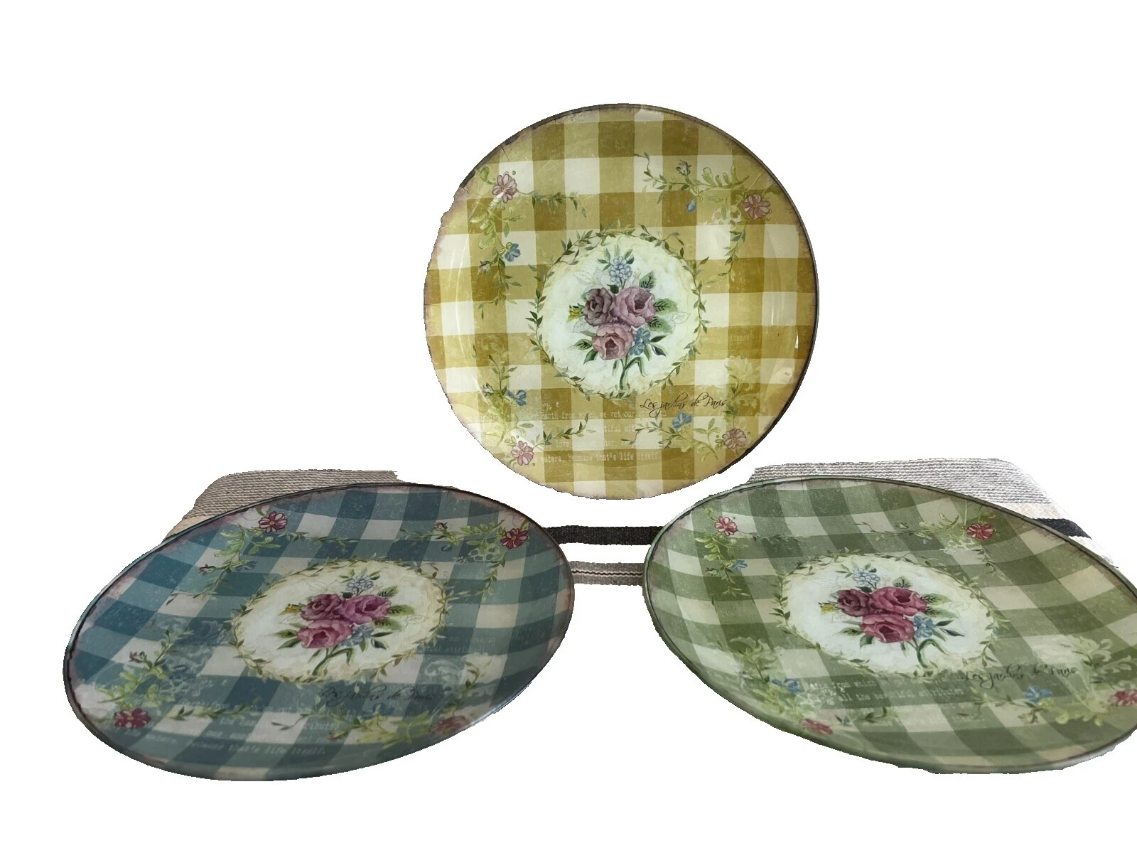 País de cristal platos decorativos