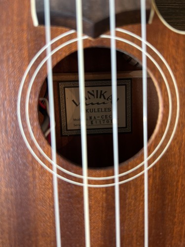 Lanikai MA-CEC Mahogany Cutaway Concert Electric Ukulele + NEW Gator Hard Case - Picture 8 of 12