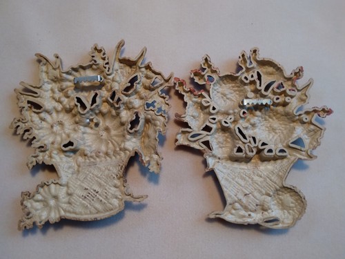 1970s Vintage Plastic Wall Hangings Burwood Products Company Set Of 2 - Picture 10 of 21