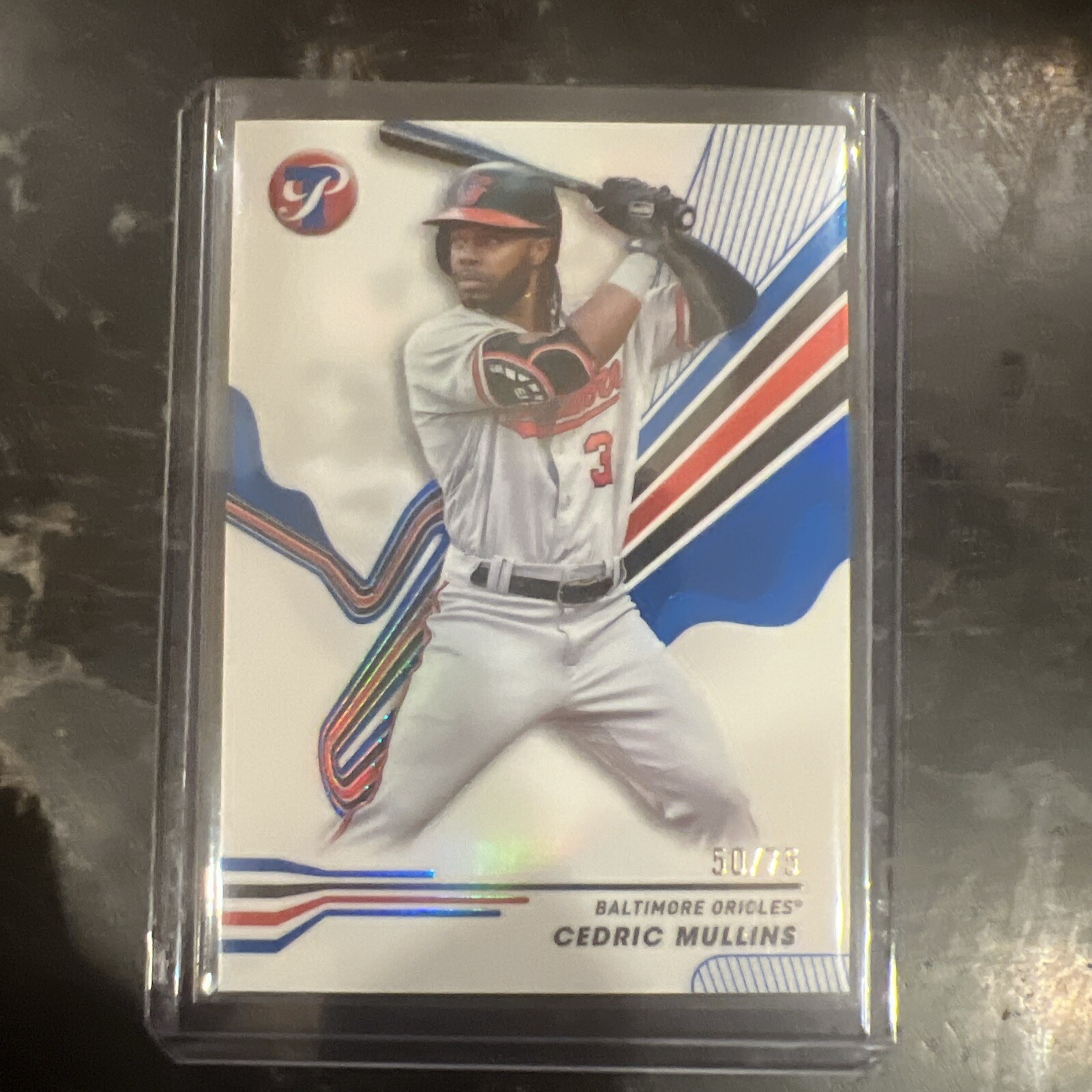 2024 Topps Pristine #57 Cedric Mullins Blue Refractor /75