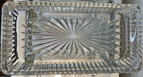 VTG Tiered Relish Tray Silverplated 3 Crystal Liner Dishes & 3 SP Forks In Box - Picture 19 of 21