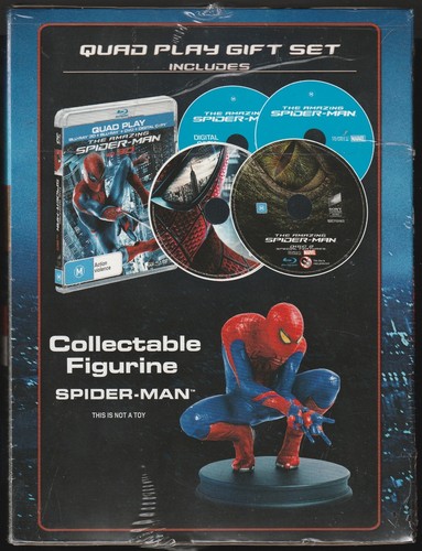The Amazing Spider-Man - Figura + Blu-ray 3D + Blu-Ray + DVD - Región B - Imagen 4 de 7