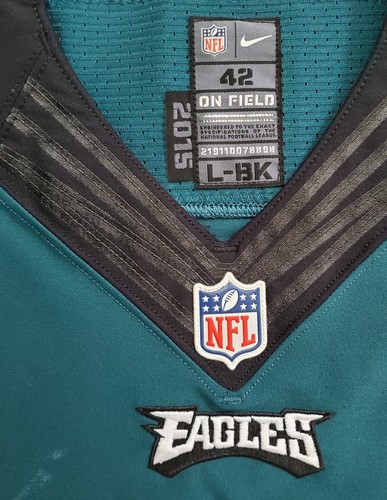 #52 Brad Jones of Philadelphia Eagles Game-Issued & Lightly Worn Jersey - 78898 - Picture 7 of 10