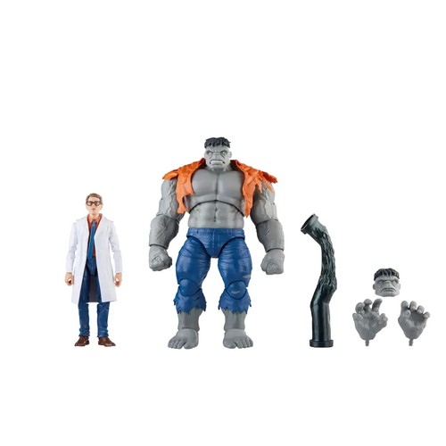 Hasbro Marvel Legends Series Gray Hulk and Dr. Bruce Banner Action Figure New - Picture 11 of 11