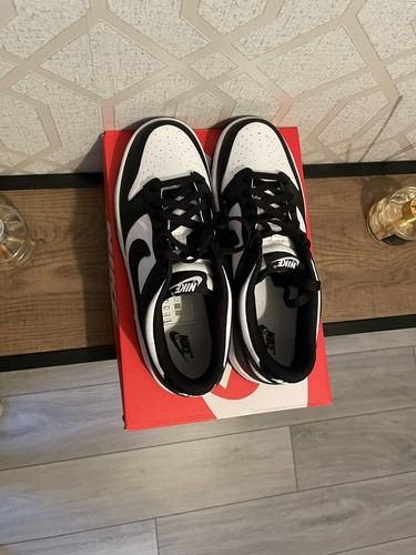Größe UK 6 - Nike Dunk Low schwarz weiß - Bild 5 von 6