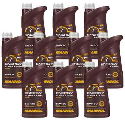 10x1 Liter MANNOL Energy Formula RN 5W-30 Motoröl ACEA C4 Fully synthetic
