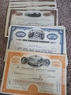 Lot Of 33 Pennsylvania, Erie And Baltimore & Ohio Railroad Stock Certificates