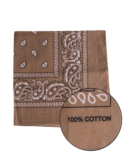Western Scarf Bandana Paisley Scarf Headwrap Rockabilly Old School Coyo - Picture 2 of 2