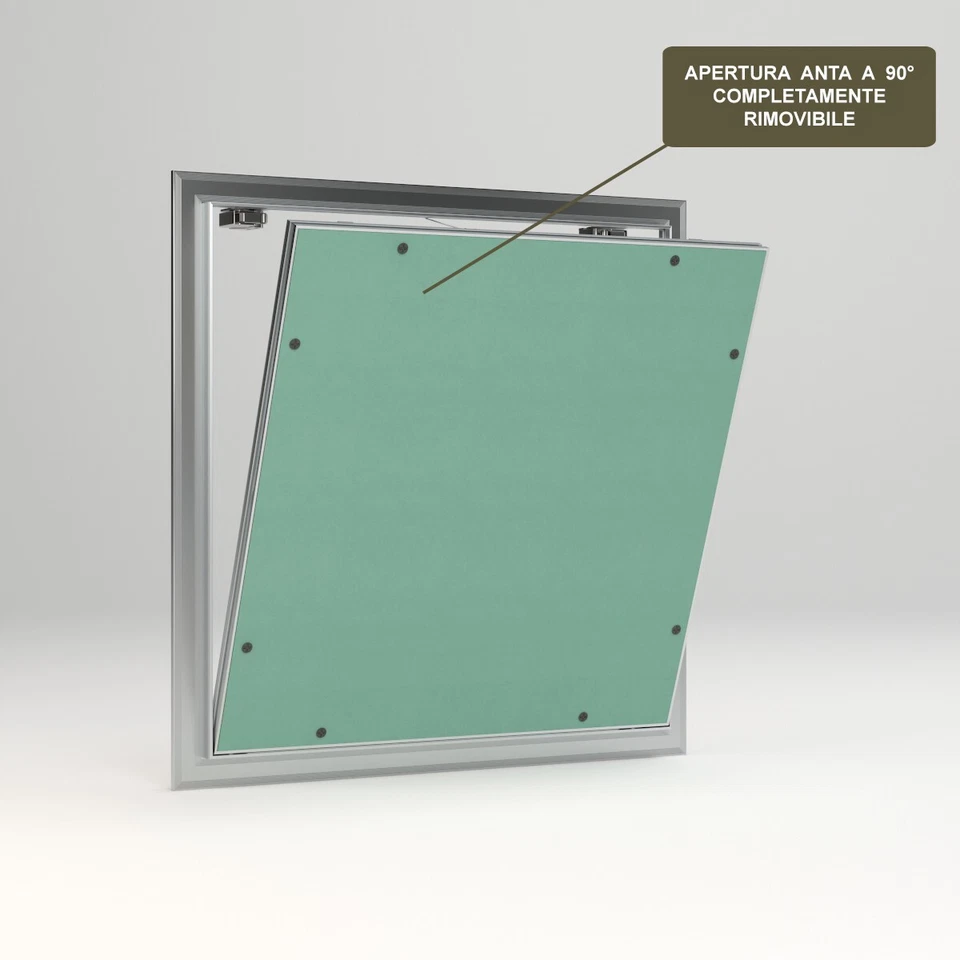 Botola Ispezione per cartongesso a click disponibile in 38 misure differenti - Immagine 3 di 4