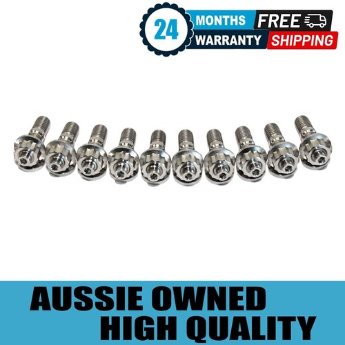 10 Pcs M8x1.25x45mm Titanium Stud Kit for Manifold & Turbo - Picture 1 of 4