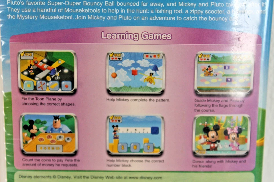 Vtech MobiGo Disney Mickey Mouse Clubhouse Touch Learning System Game Cartridge - Image 3 of 4