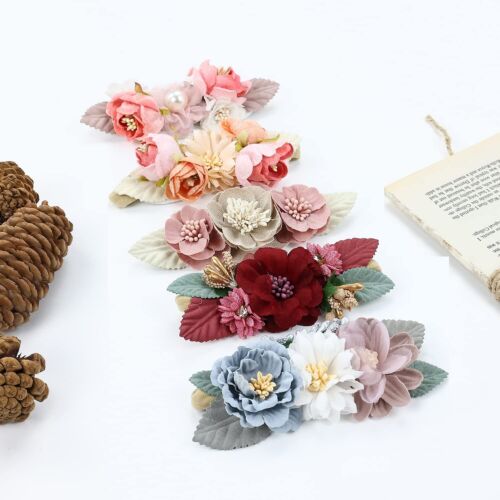 5PCS Floral Nylon Headbands Soft Hairbands for Baby Girls & Newborns - Picture 6 of 7
