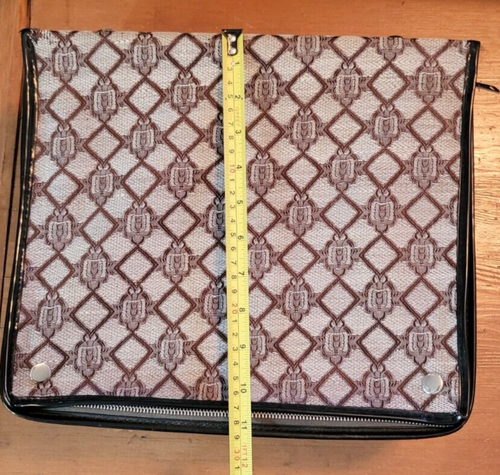 Vintage Retro Luggage Suitcase Storage 13" x 11" x 5" ~ foldable - Picture 13 of 14