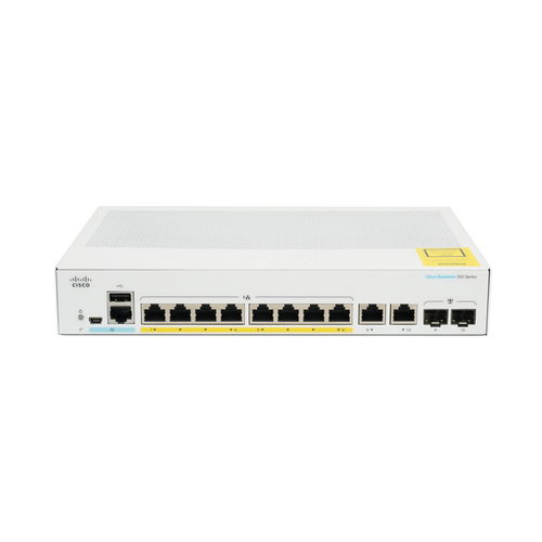 Cisco Business Managed Switch, 8 Port GE, Full PoE CBS350-8FP-E-2G Cisco Refresh - Photo 3/8