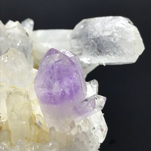 1060G raro quarzo trasparente naturale e ametista cristallo di quarzo esemplari minerali - Foto 17 di 17