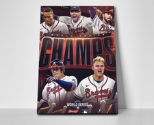 Atlanta Braves World Series Poster or Canvas - Atlanta Braves Wall Art