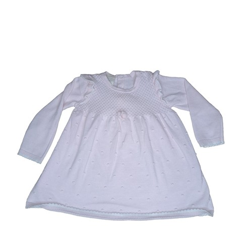 Lote de camisas de vestir y suéteres de manga larga para niñas (6 artículos) algodón 6-9 y 6-12 meses - Imagen 2 de 7