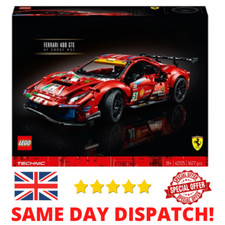 BNISB LEGO 42125 Technic Ferrari 488 GTE AF Corse 51 Car Display Model Building