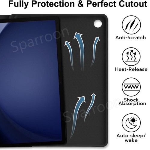 For Samsung Galaxy Tab A9+ 11.0" SM-X210 X216B X218U Keyboard Leather Case Cover - 第 10/54 張圖片