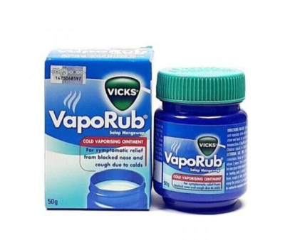 Vicks VapoRub Ointment -  50gram x 1 pack (Free Shipping)-good for stuffy nose