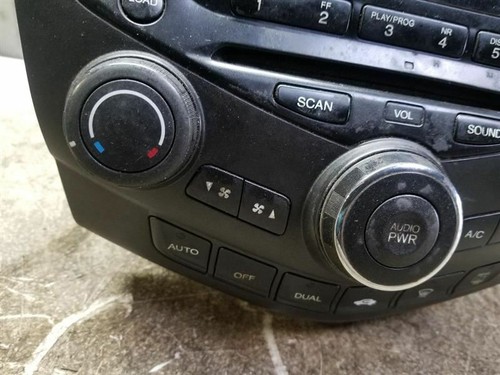 Honda Accord 6 CD AM/FM RADIO 2 zone CLIMATE CONTROL ac heat 03-07 7BK2 - Picture 5 of 12